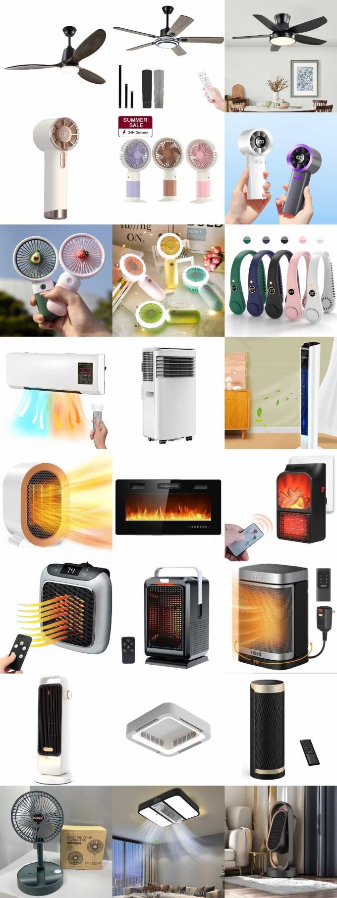 Wholesale, manufacturer, factory，batch,tailered, customized         Modern Acrylic Ceiling Fan Light Remote Control Dimmable LED Chandelier 6 Speed Quiet Motor Flush Mount For Living Room Bedroom 3