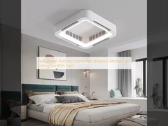 New Design Remote Control Bldc Bladeless Modern Led Ceiling Fan With Light