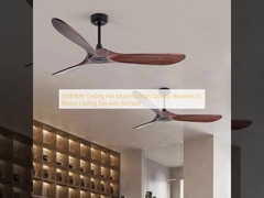 LINKWAY Ceiling Fan Modern High Quality Wooden Dc Motor Ceiling Fan with Remote