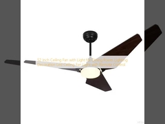 52 Inch Ceiling Fan with Light for Dining Room Lighting Decoration Led Ceiling Fan Light with Remote Control