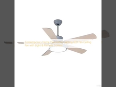 Contemporary Home Decorative Lighting LED Fan Ceiling Fan with Light & Remote Control