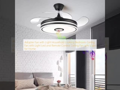 Adopter Fan with Light Household Looking Bedroom Ceiling Fan with Light Led and Remote Control Ceiling Fan with Light for Home