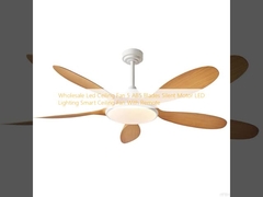 Wholesale    Led Ceiling Fan 5 ABS Blades Silent Motor LED Lighting Smart Ceiling Fan With Remote