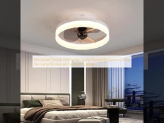 Wholesale   Simple Ceiling Fan Lamp Simple Bedroom Ceiling Fan Lamp Restaurant Fan With Lamps