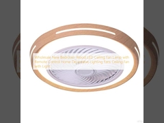 Wholesale   New Bedroom Wood LED Ceiling Fan Lamp with Remote Control Home Decorative Lighting Fans Ceiling Fan with Light