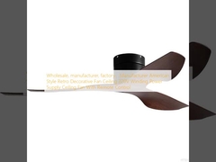 Wholesale, manufacturer, factory，Manufacturer    American Style Retro Decorative Fan Ceiling 220V Winding Power Supply Ceiling Fan With Remote Control