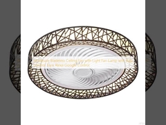 wholesale   Bladeless Ceiling Fan with Light Fan Lamp with App Control Tuya Alexa Google Control