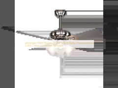 wholesale   HFBH Model 291 48'' Metal Blade Chrome Nickel Color Classic US Design Fan Light
