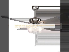wholesale   HFBH Model 291 48'' Metal Blade Chrome Nickel Color Classic US Design Fan Light