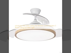 wholesale   110V 220V Ceiling Fan Remote Control Modern 3 Blade Ceiling Fan With Light
