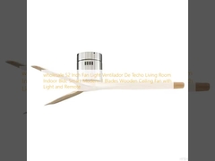 wholesale  52 Inch Fan Light Ventilador De Techo Living Room Indoor Bldc Smart Modern 3 Blades Wooden Ceiling Fan with Light and Remote