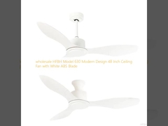 wholesale   HFBH Model 630 Modern Design 48 Inch Ceiling Fan with White ABS Blade