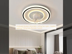 wholesale   Modern Minimalist Ceiling Fan Light , Creative Lighting Ceiling Fans Remote Control